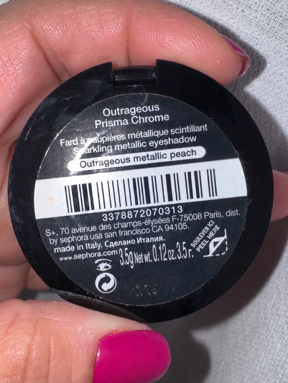 🌟Sephora Shimmer Duo — Metallic Beige or Metallic Peach Highlighter/Eyeshadow - Picture 4 of 10